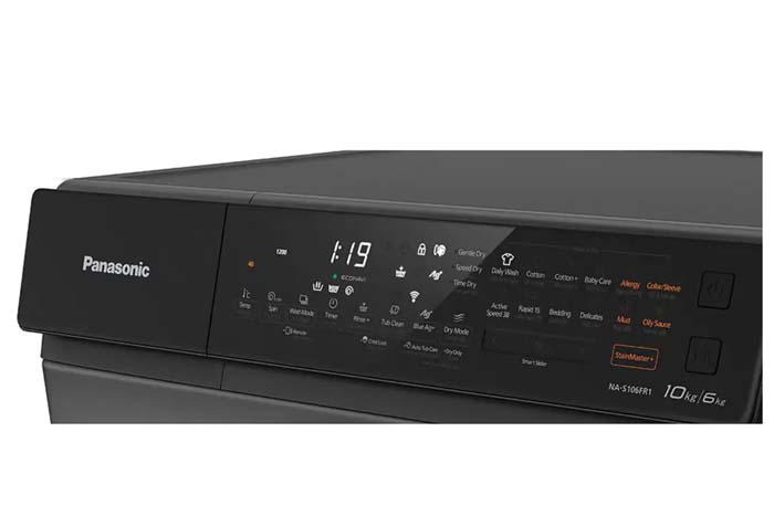 Máy Giặt Sấy Panasonic Inverter giặt 10kg&nbsp; sấy 6kg&nbsp;NA-S106FR1BV